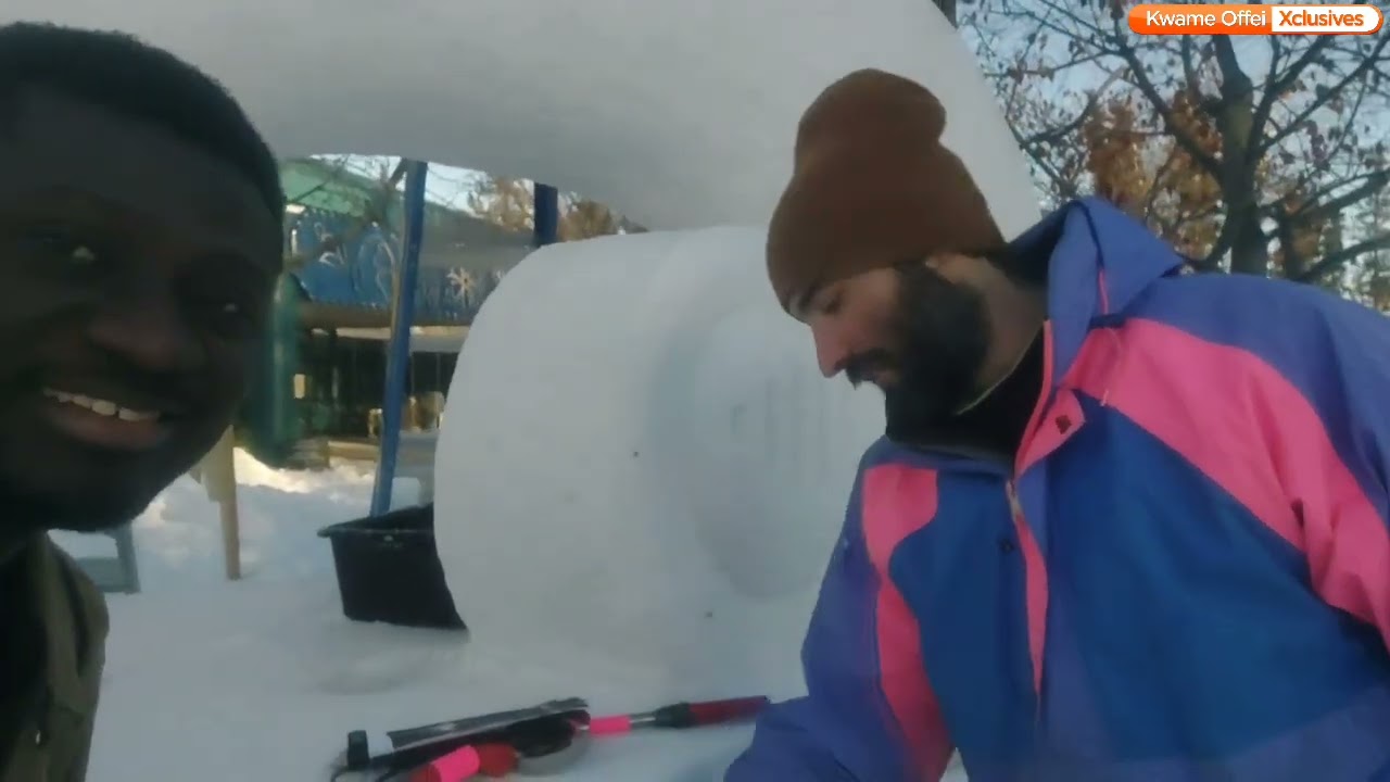 Climate Change Heavily  affecting Snow Sculpture