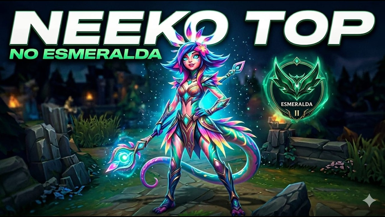 Neeko top x Mundo, doideira no Esmeralda XD
