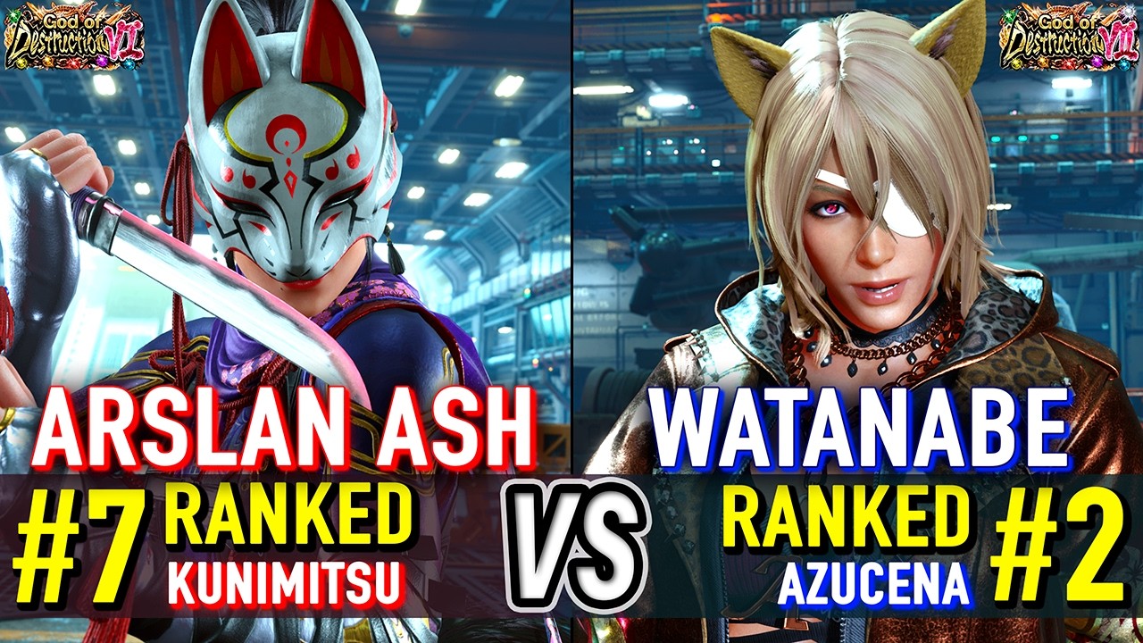 T8 🔥 ARSLAN ASH (#7 Ranked Kunimitsu) vs WATANABE (#2 Ranked Azucena) 🔥 Tekken 8 High Level Gameplay
