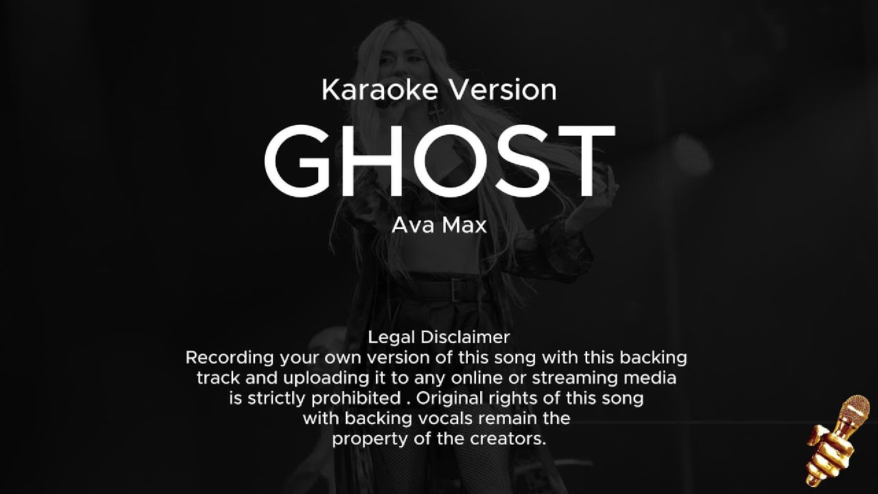 Ava Max - Ghost (Karaoke Version)
