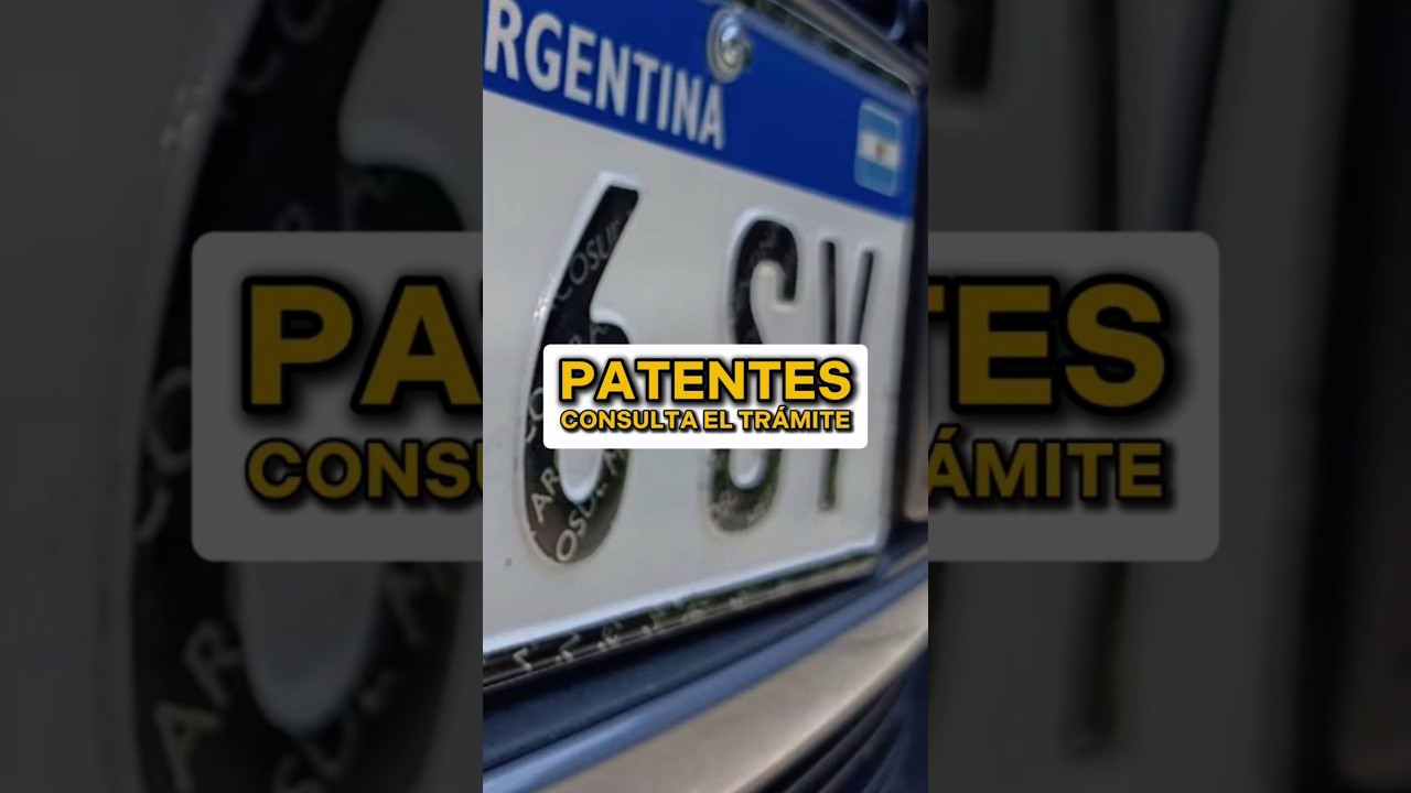 FALTAN PATENTES: CONSULTA el TRAMITE ONLINE #PatenteArgentina #ChapasPatente #DNRPA #datautil