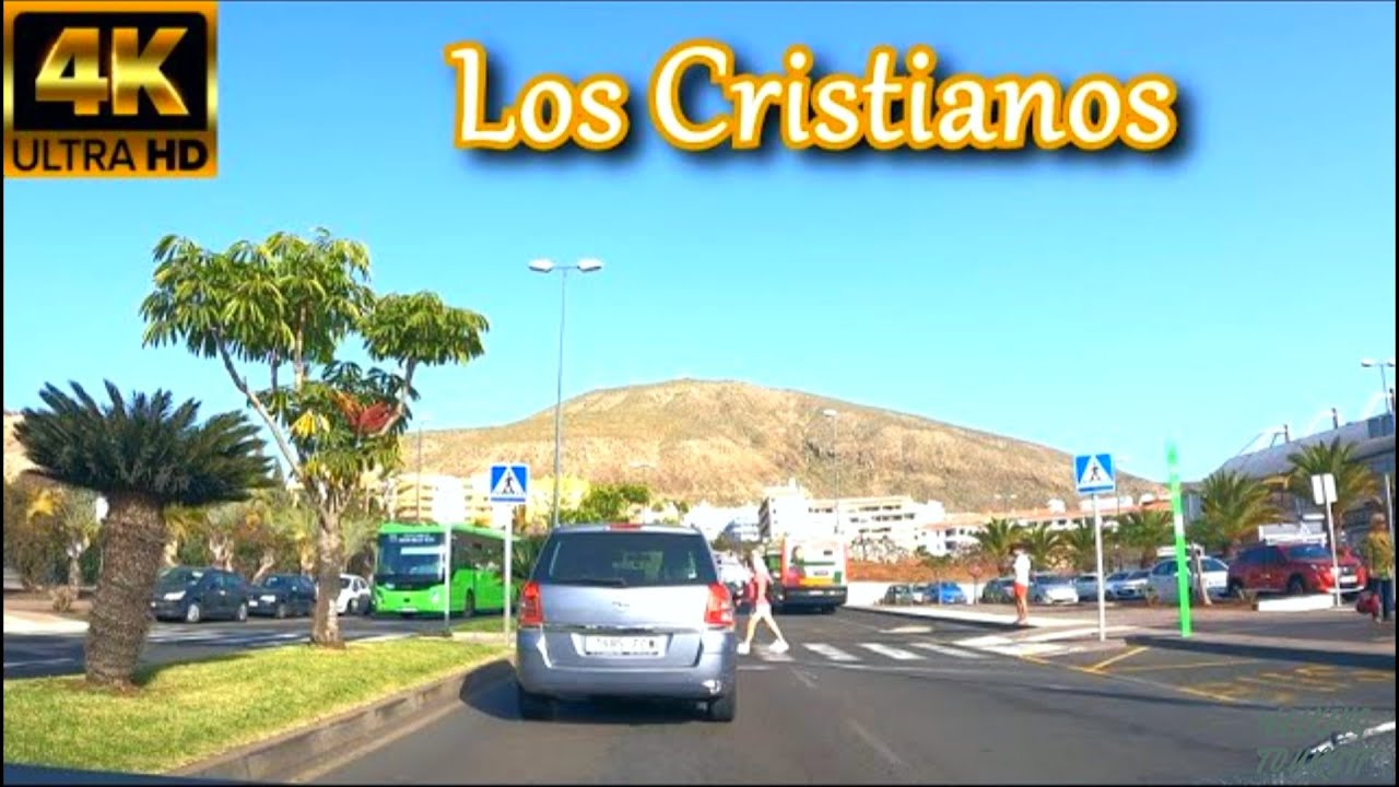 TENERIFE - LOS CRISTIANOS | Driving tour of various Places 🧐 Scenic Drive at the End of March 2023