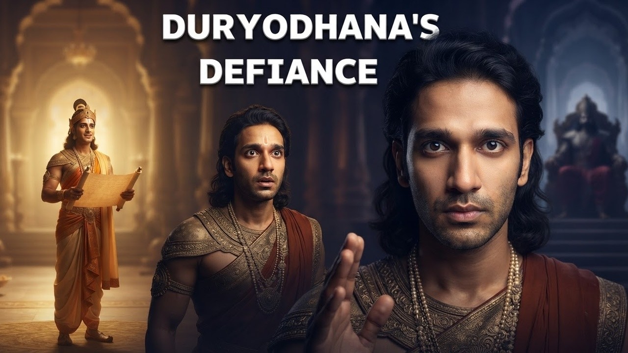 Why Krishna's Peace Mission Failed | Mahabharata Udyoga Parva Story & Secrets