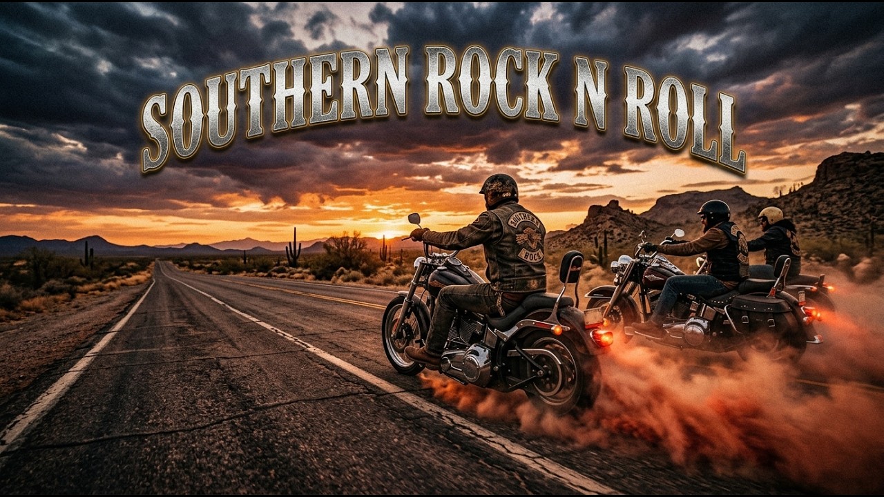 Southern Rock N Roll 🏍️ No Rules Biker Rock for Long Night Rides