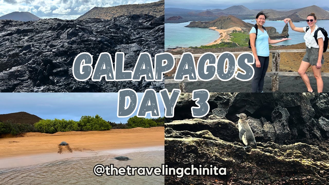 Exploring Pinnacle Rock And Lava Fields In The Gal&aacute;pagos