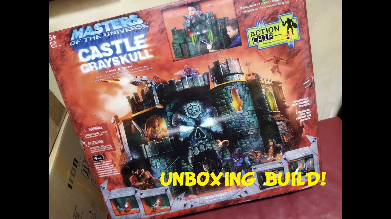 Masters of the Universe 200x Castle Grayskull Unboxing Build!