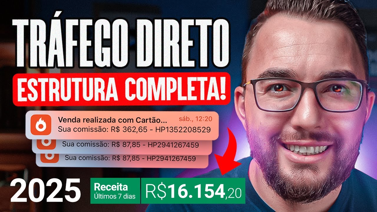 Tr&aacute;fego Direto DO ZERO (Passo a Passo) Atualizado 2025