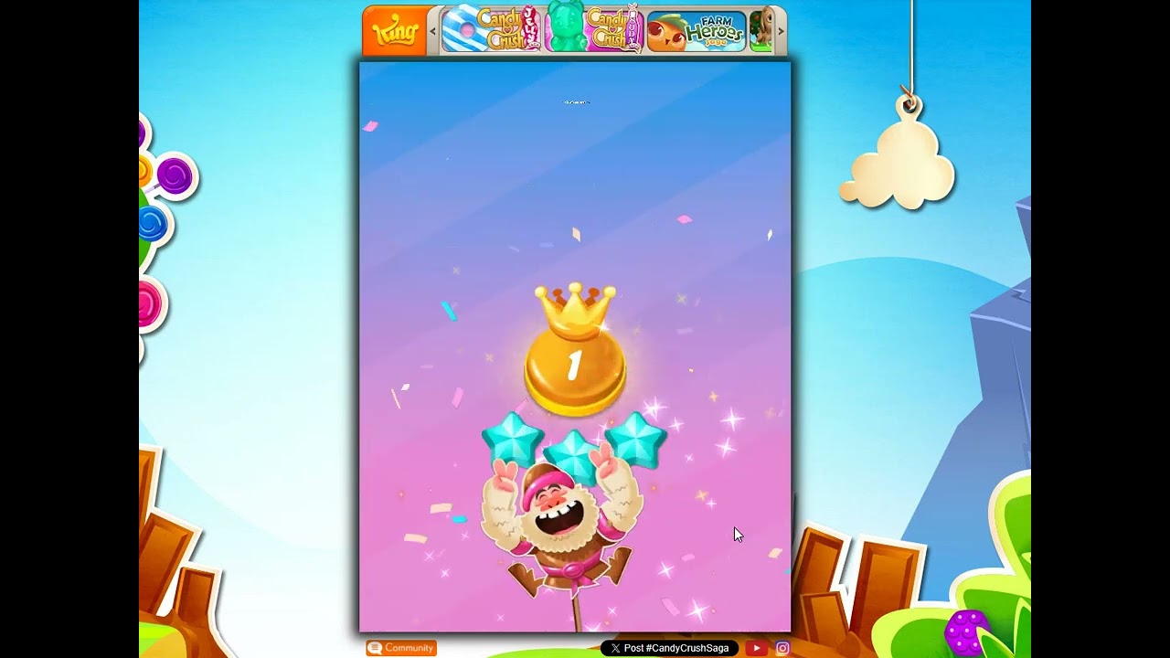 Candy Crush Saga Level 15871、15872 by Funny❣