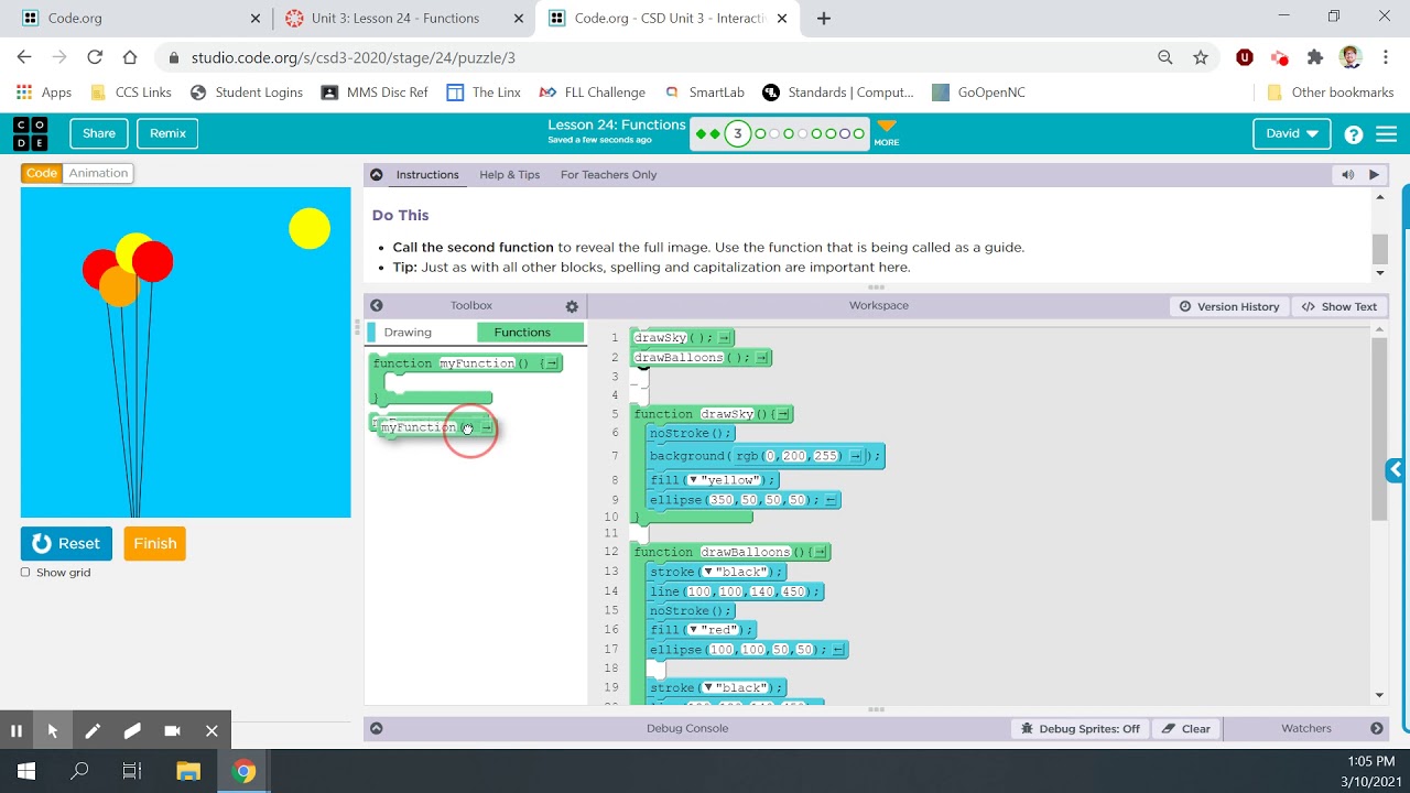 CSD Unit 3: Lesson 24 - Functions