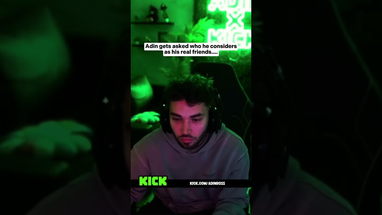 Adin Ross Got Quiet After This Interesting Question☹️😢 #adin #lol #ishowspeed #clips