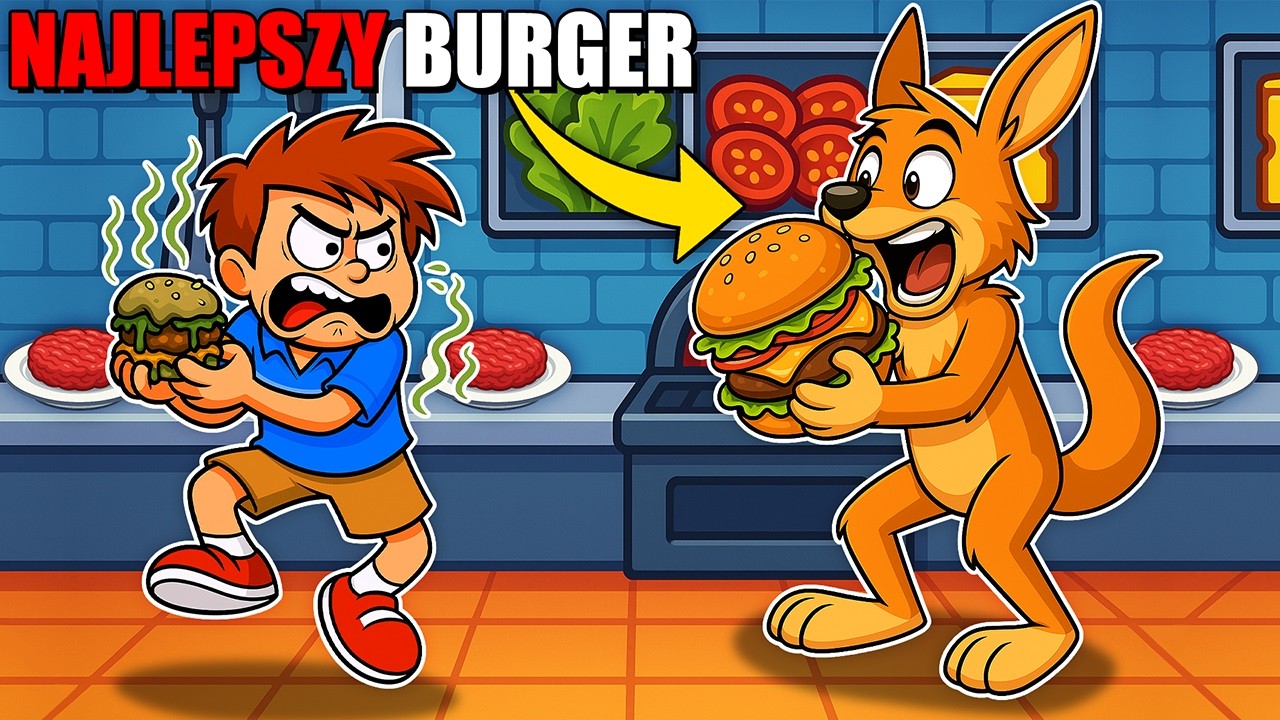 ROBIMY BURGERY Z LUDZI w Roblox! xD