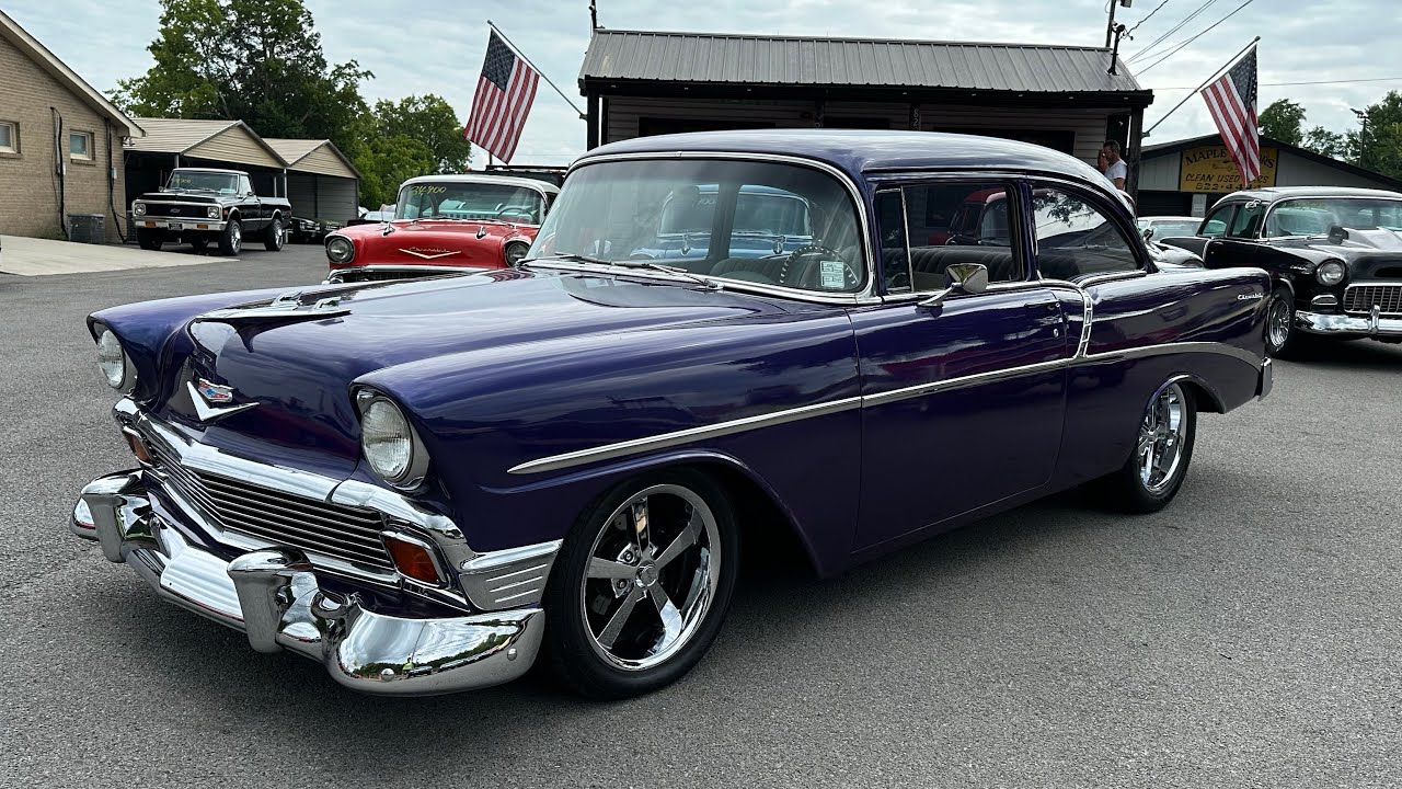 Test Drive 1956 Chevrolet 210 2 Door Post SOLD $37,900 Maple Motors #2208-2