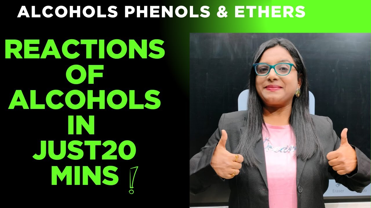 सीखो Quick & Easy Method for Reactions of Alcohols