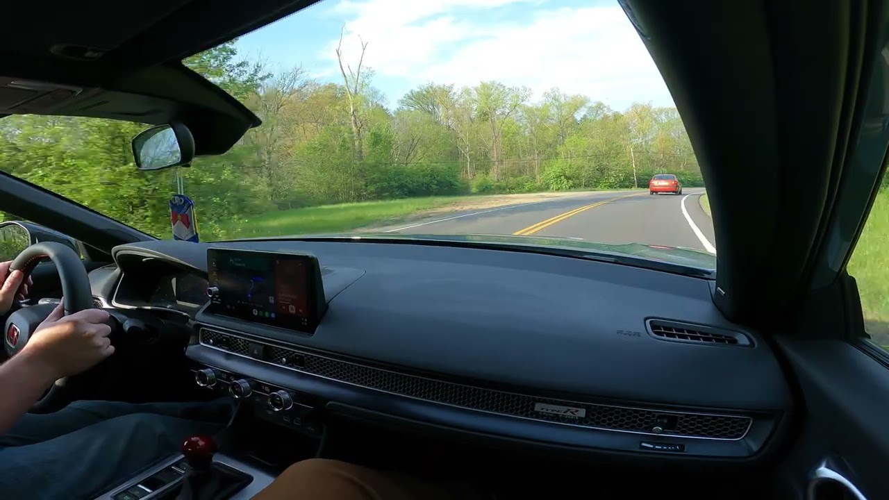 Freshly paved backroads in the Type R