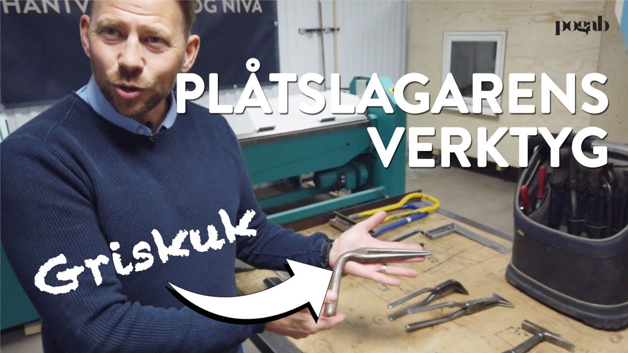 Plåtslagarens Verktyg - Griskuk, profet, svärmorstång, schaljärn och mirakel