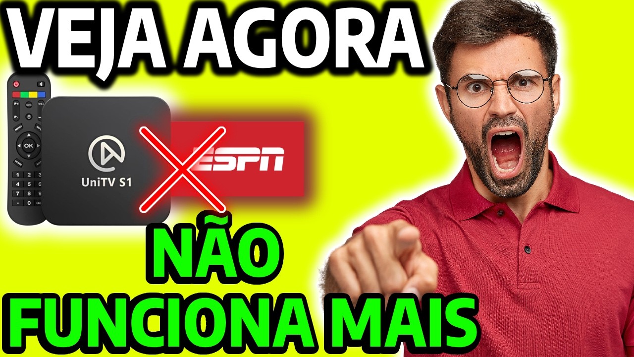 Espn N&Atilde;O TA FUNCIONANDO no unitv - Veja COMO RESOLVER - Espn saiu do unitv