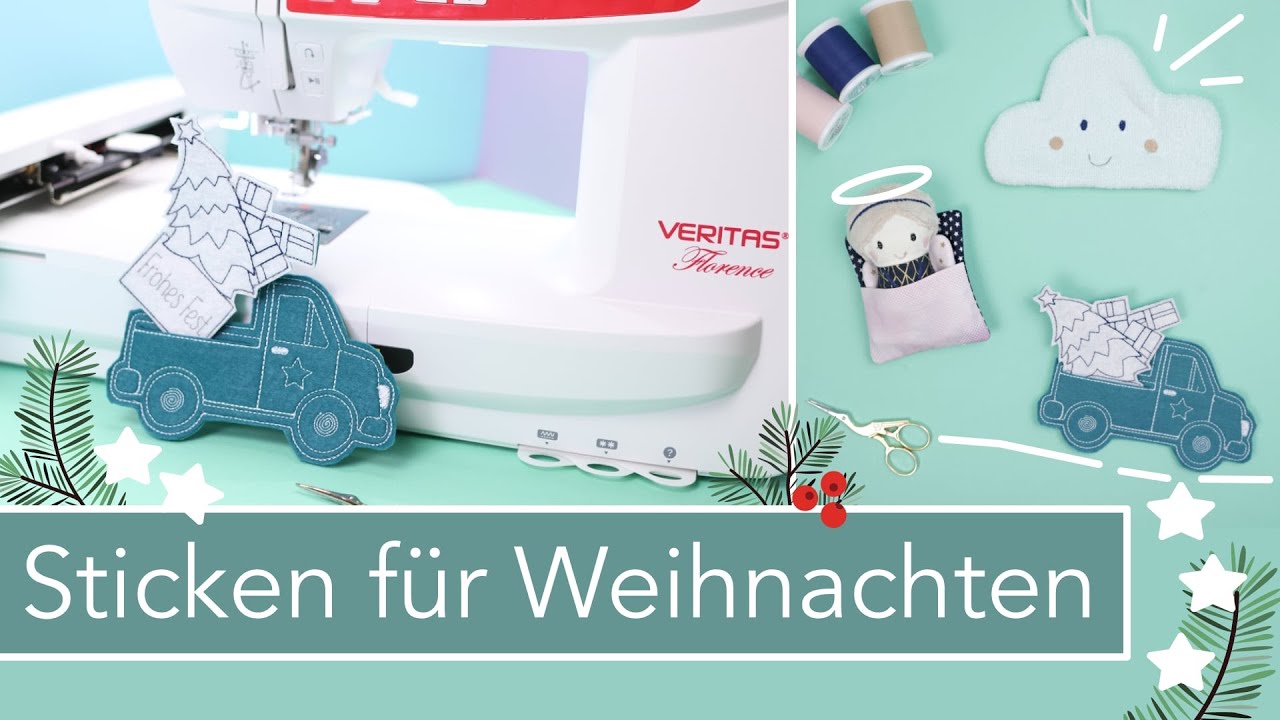 3 DIY Geschenkideen: Sticken für Weihnachten