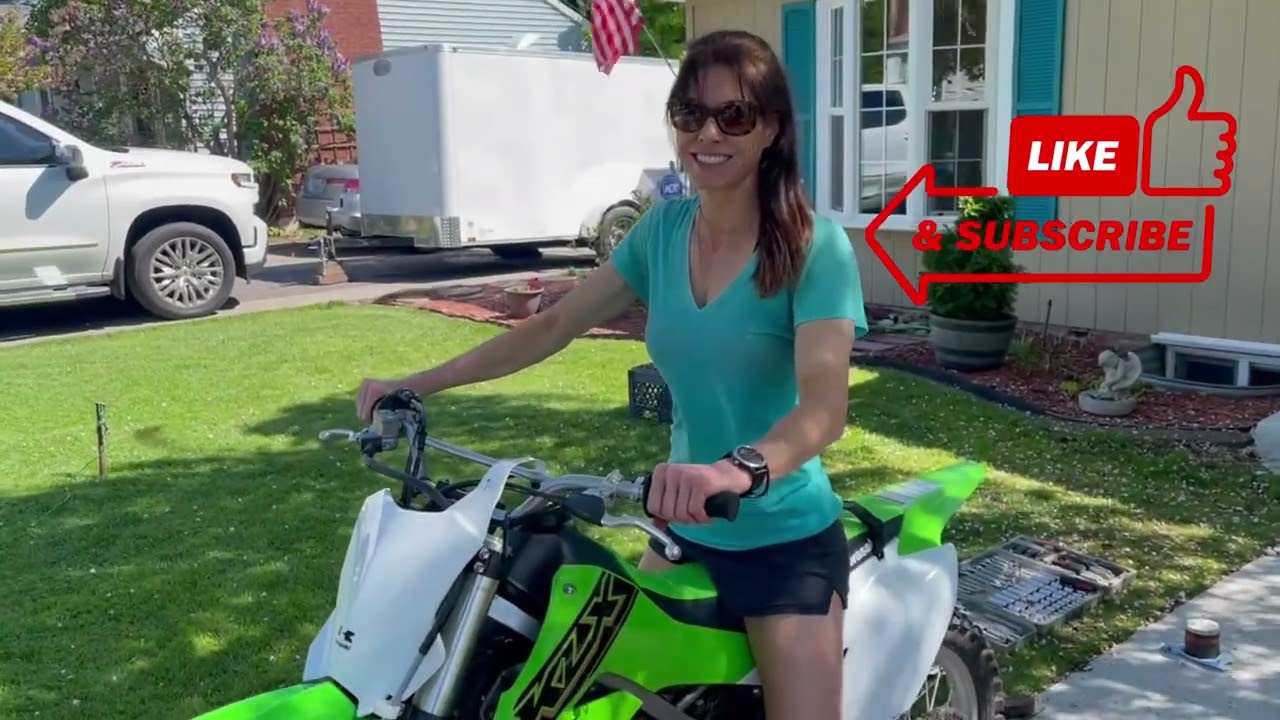 Как установить нижние тяги Kouba на Kawasaki KLX300R