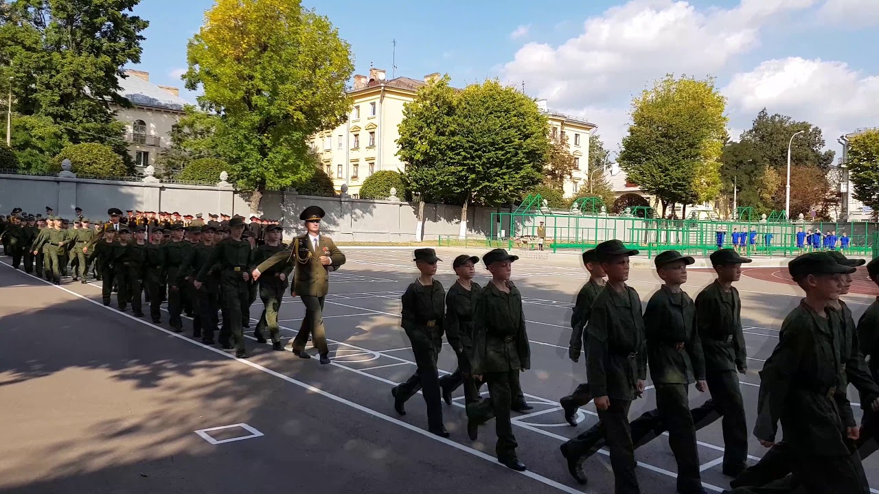 Фрагменты церемонии посвящения в суворовцы 02.09.2019   г.Минск
