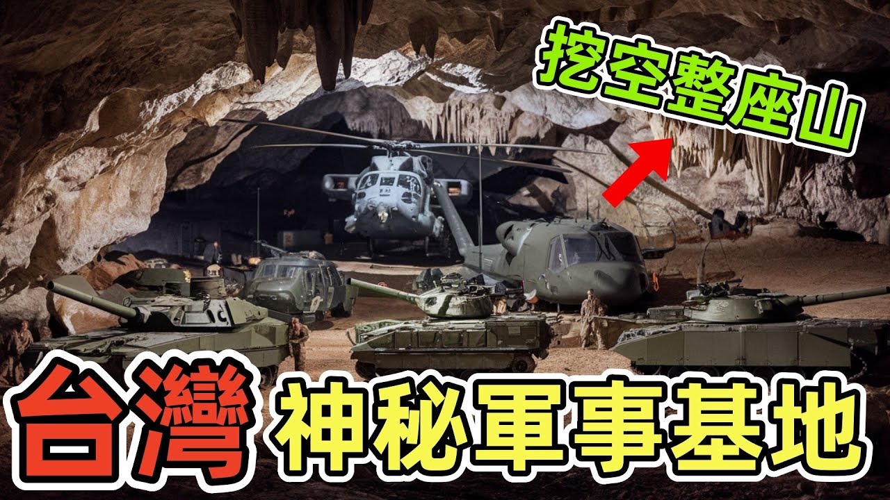 臺灣最神秘的十個地下軍事基地，耗資400多億新台幣，第一名可抵禦核武器攻擊！#世界之最 #军事 #军事爆料 #台湾 #漢光演習