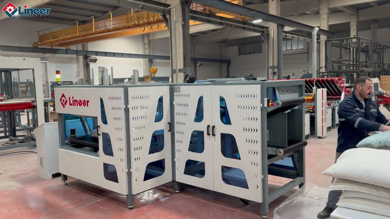 Automatic Pillow  Packaging Machine & Otomatik Yastık Paketleme Makinası