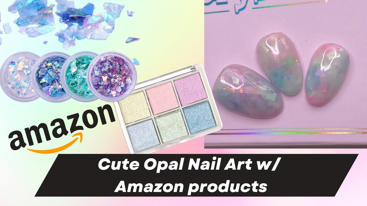 Cute Opal Gel Nail Design | Japanese Gels | Nail Tutorial