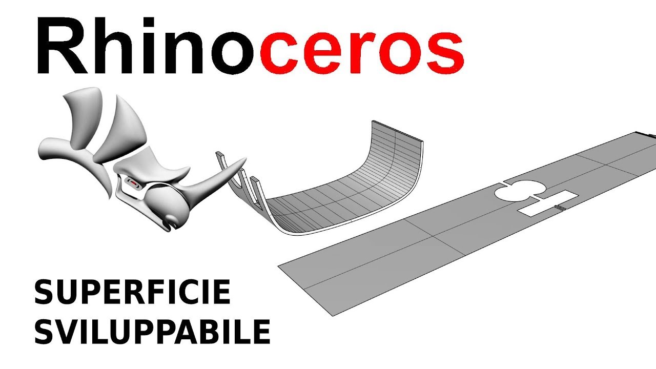 RHINOCEROS 3D - TUTORIAL SUPERFICIE SVILUPPABILE