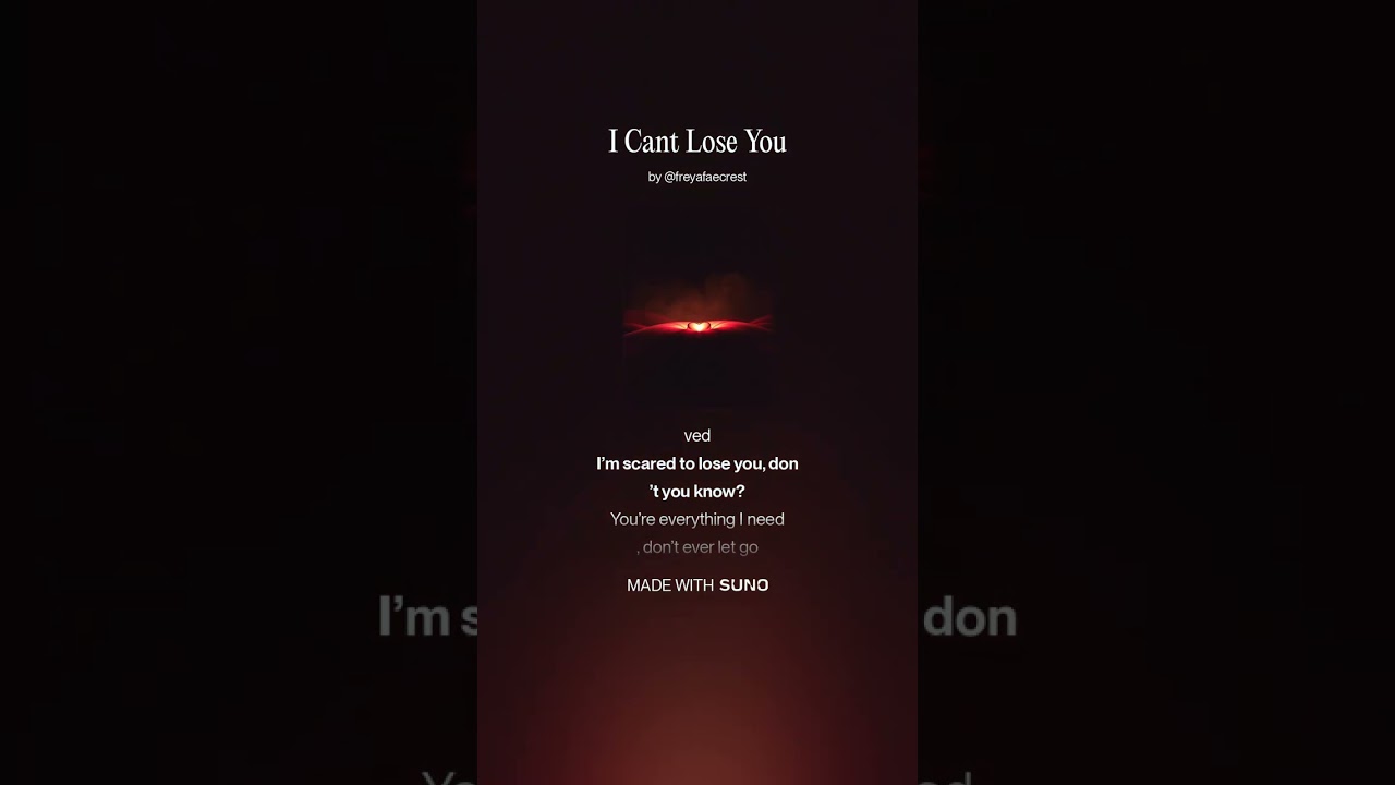 I Cant Lose You