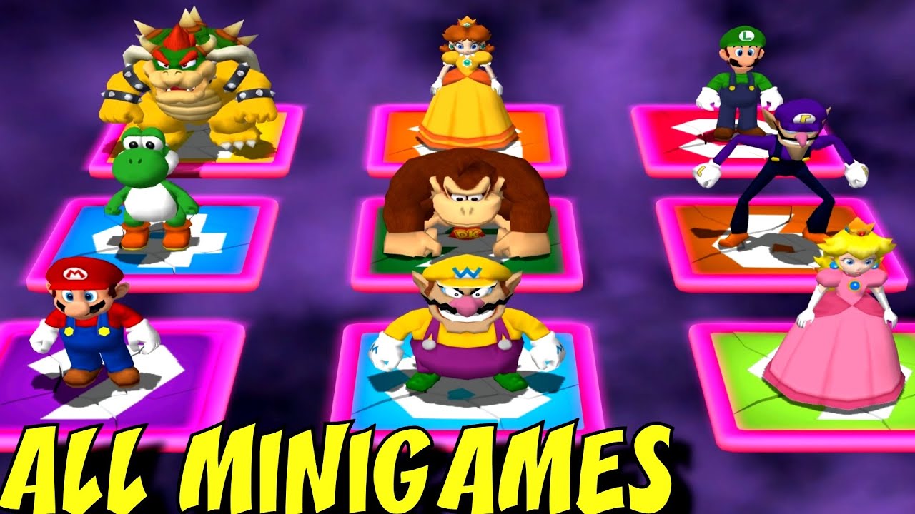 Mario Party 4 - All Minigames