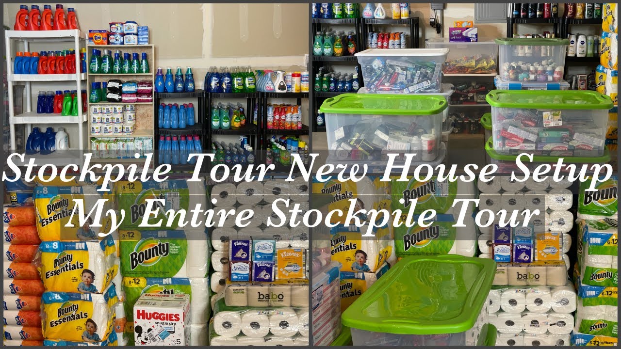 Stockpile Tour New House Setup | Showing My Entire Coupon Stockpile | Saving With Shaniqua