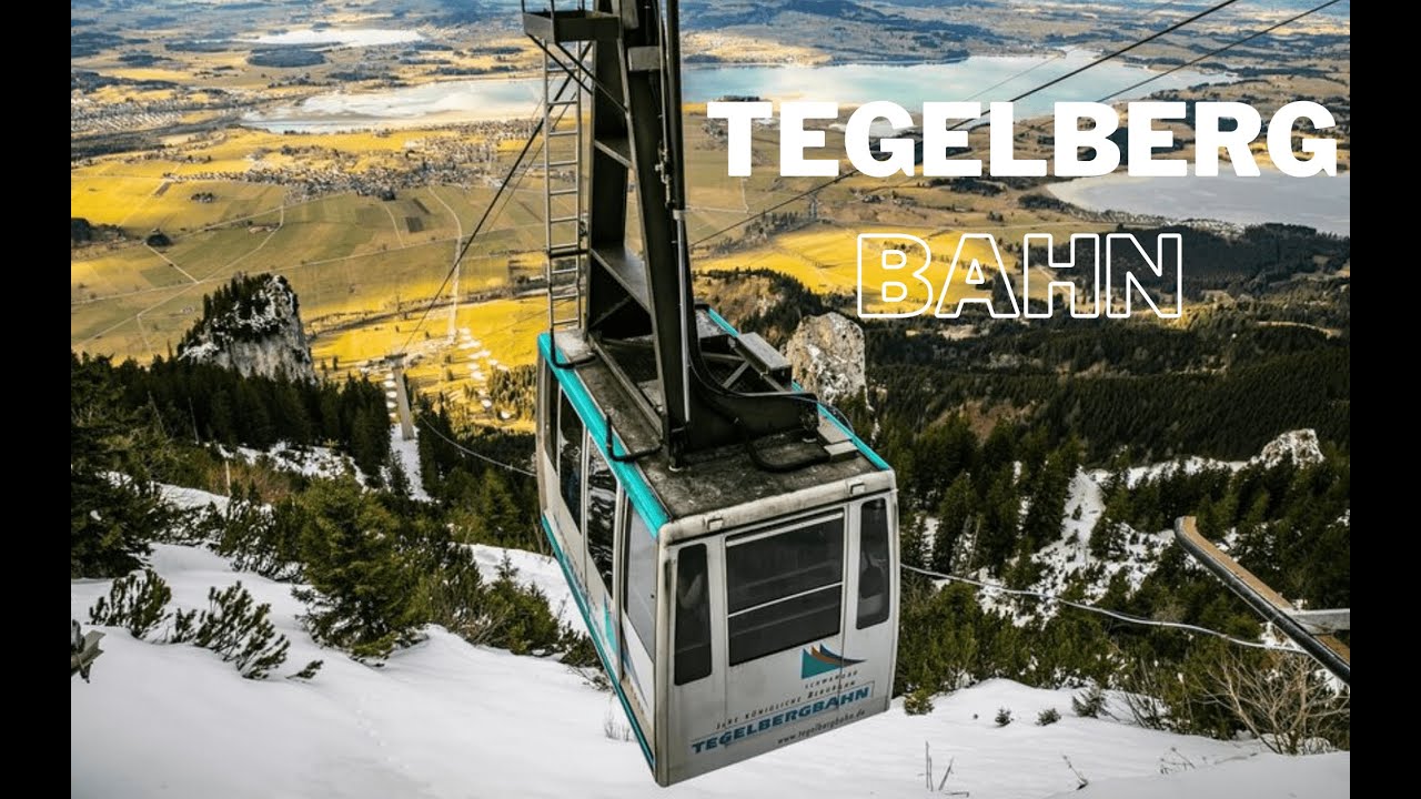 TegelbergBahn (Cable car) in Füssen, Germany.