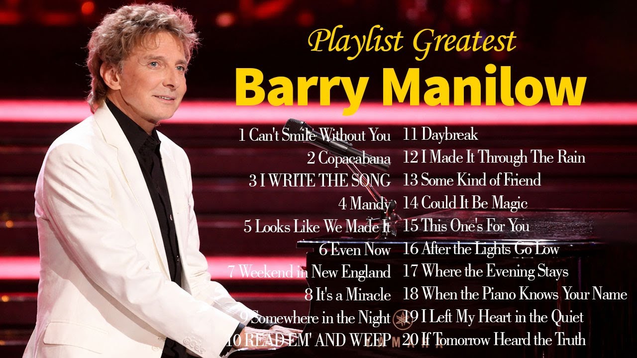 Unforgettable Barry Manilow Ballads | Romantic Classics Through the Years 💕