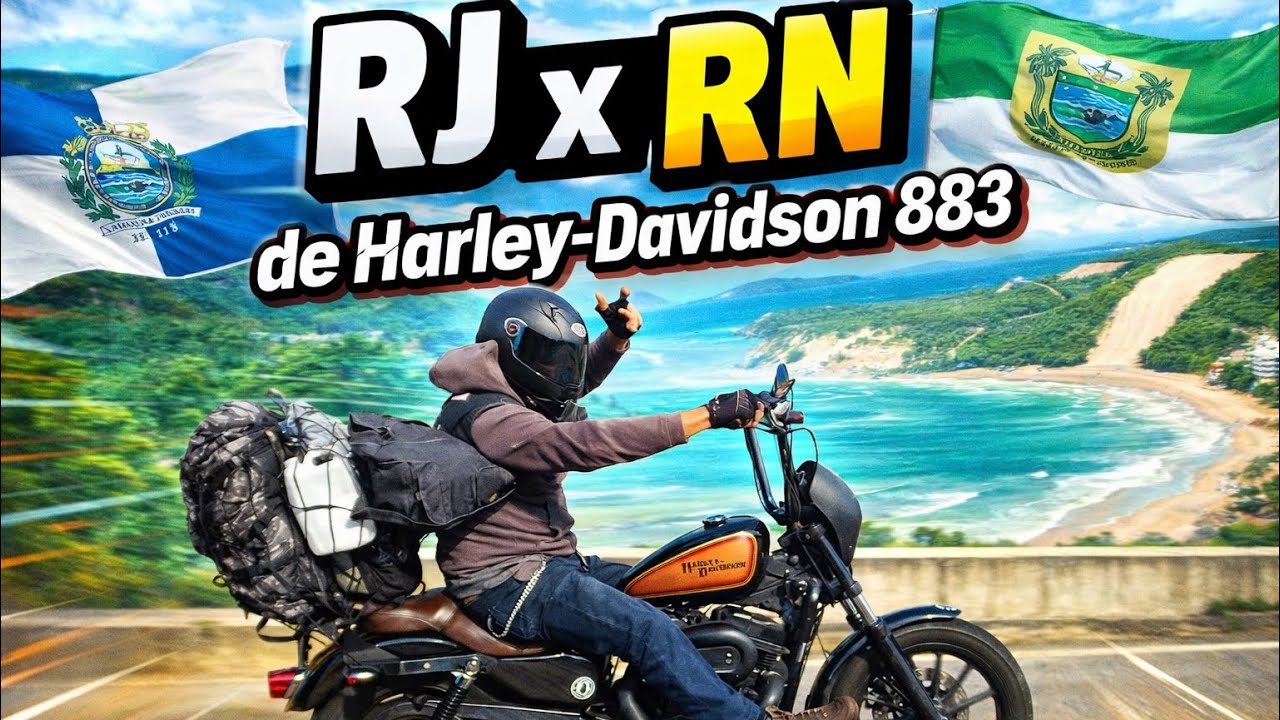 BR 101 Norte - RJ x RN de HARLEY - Xl 883 - Ep.01
