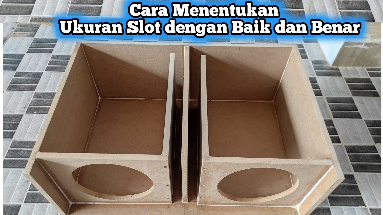 Cara Mengukur atau Menentukan Ukuran Slot / Lubang Angin Box Subwoofer | KLINIK OTOMOTIF