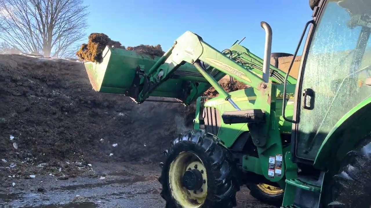 Getting Haylage for our cows￼ 
