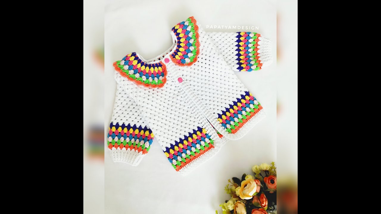 Yakalı hırka yapımı /part 2/Making a collared cardigan /part2 Realizzare un cardigan con colletto
