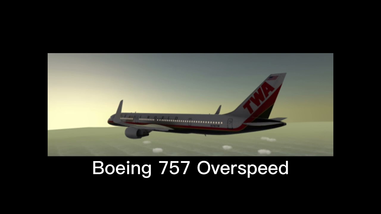 Boeing 757 Overspeed