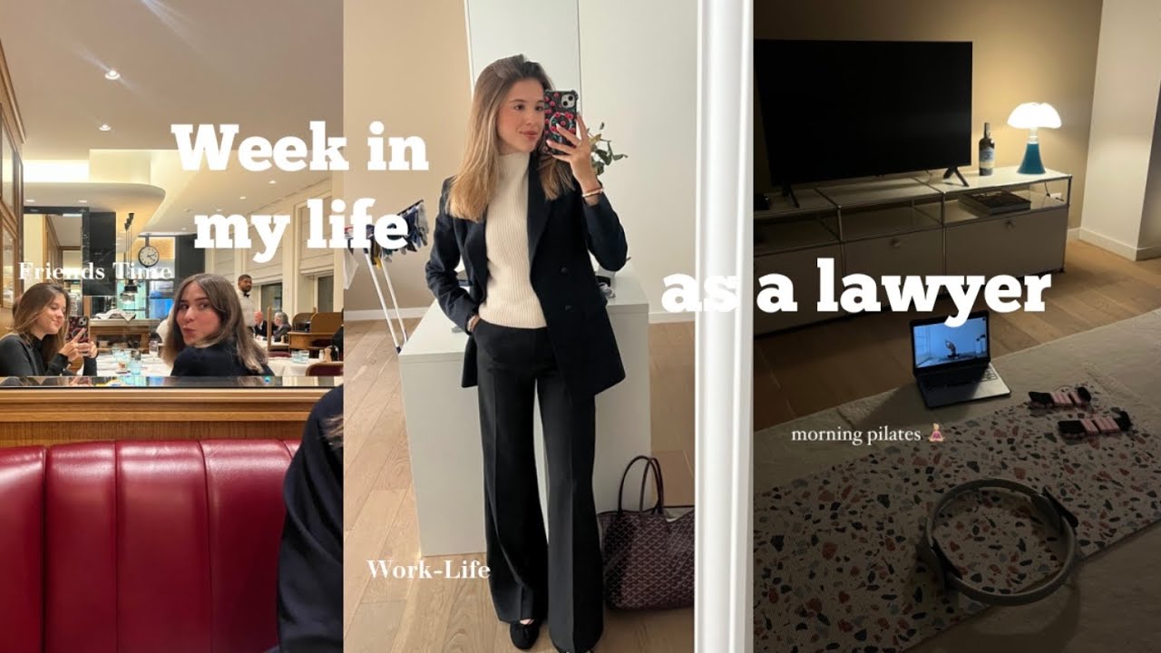 Days in my life as a LAWYER : Bürooutfits, Work-life Balance, Foodinspo, Friendstime // Niia