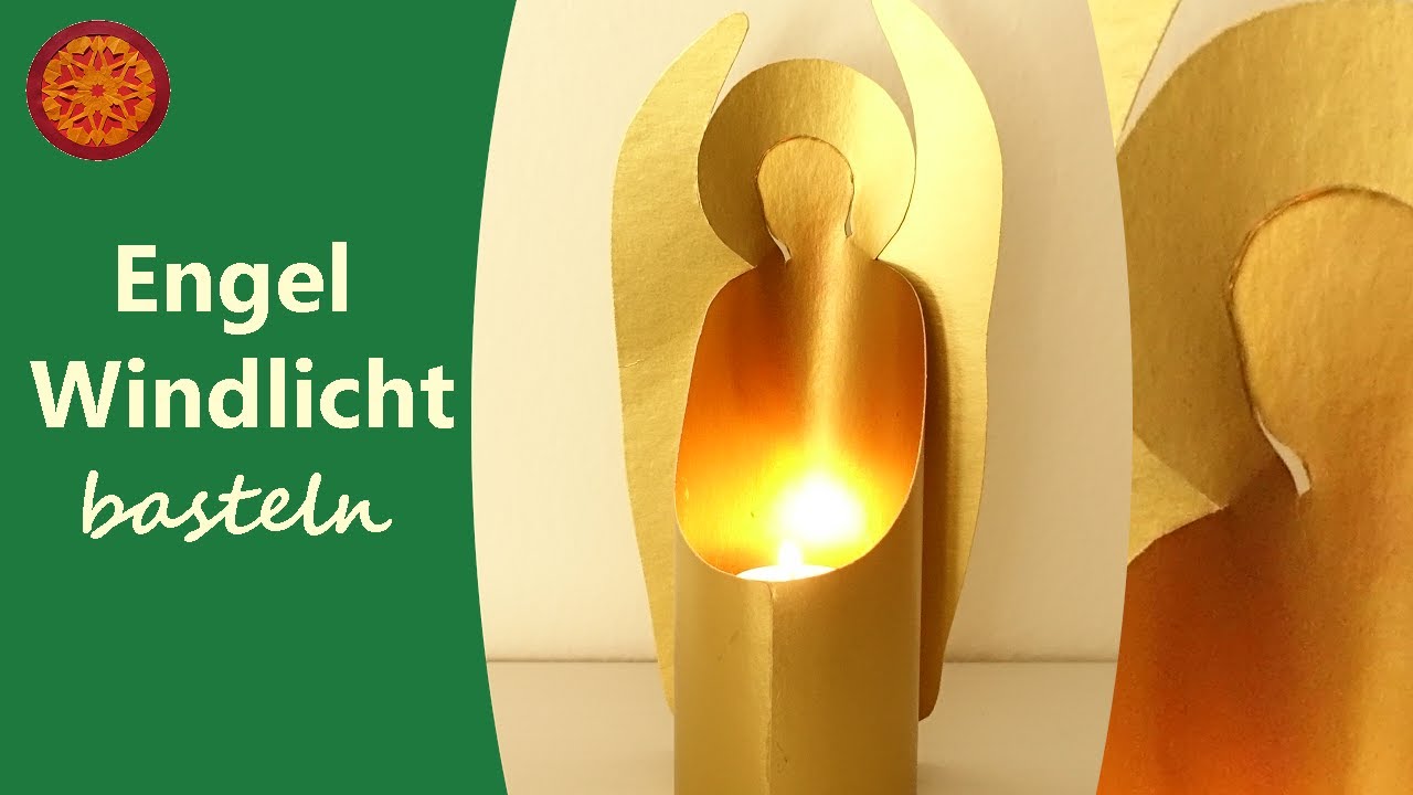 ENGEL Windlichter selber basteln I Weihnachtsdeko selber machen [Anleitung] I waldorfBastelei