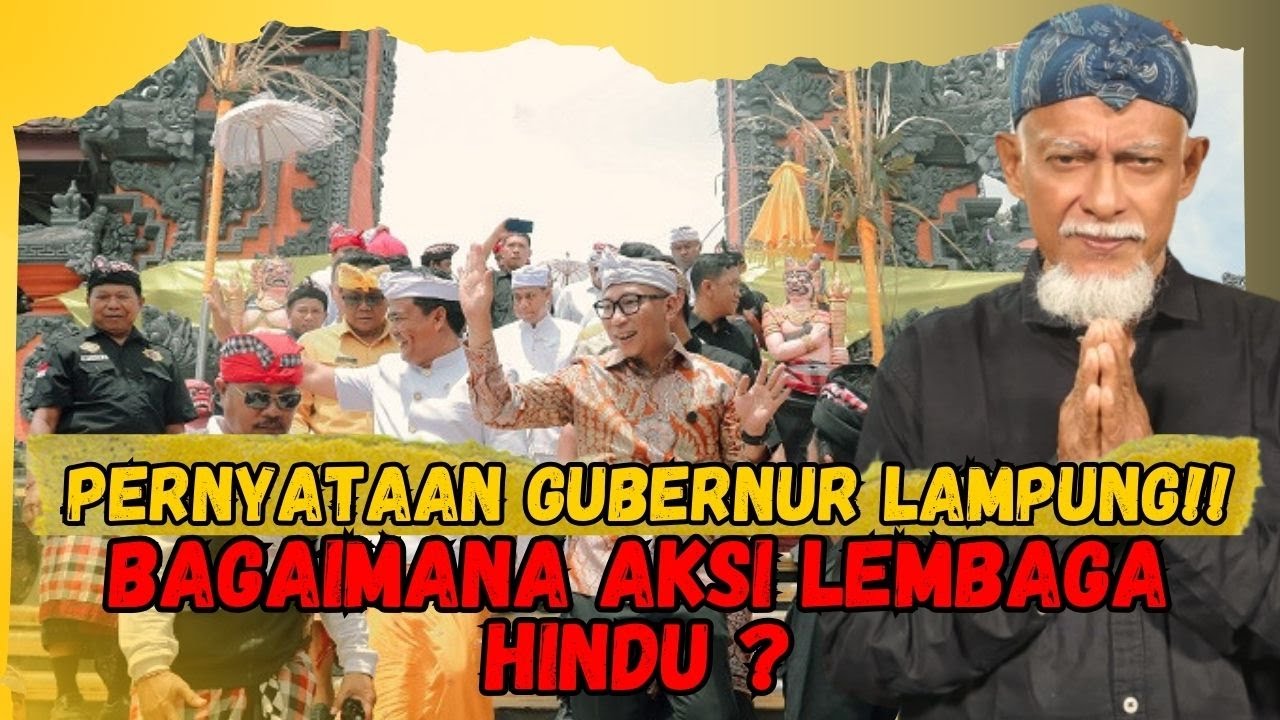 Komitmen Gubernur Lampung, Bagaimana Aksi Lembaga Hindu⁉️