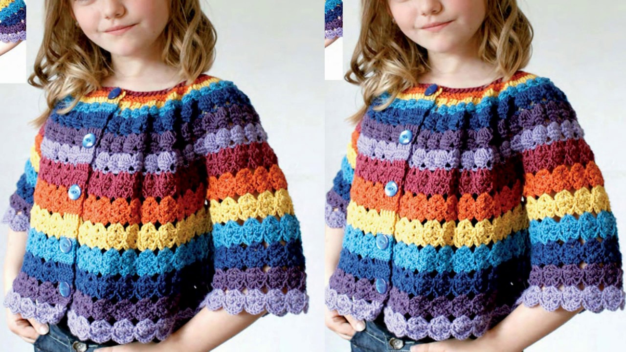 TEJIDOS PARA NIÑAS VESTIDOS Y ABRIGOS A CROCHET