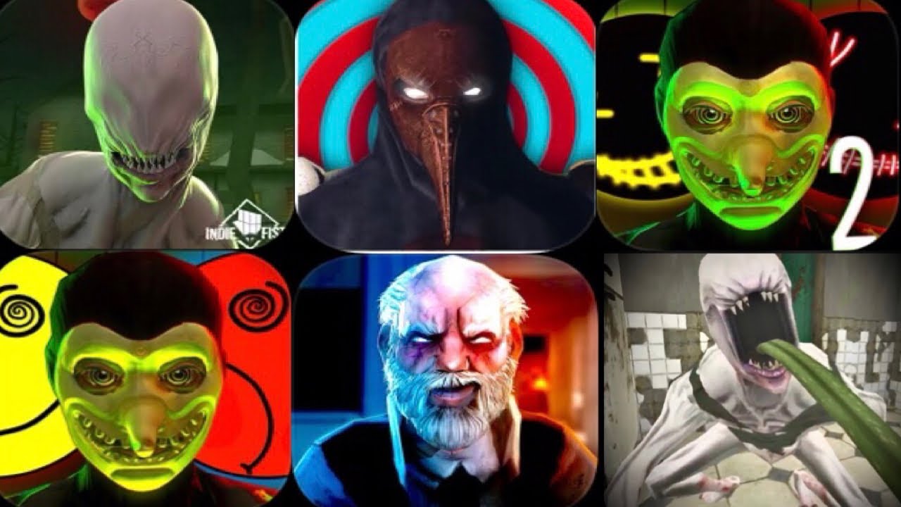 Indie Fist All Horror Games Enemies JumpScares | The Curse Of Emily | Smiling X Zero And More