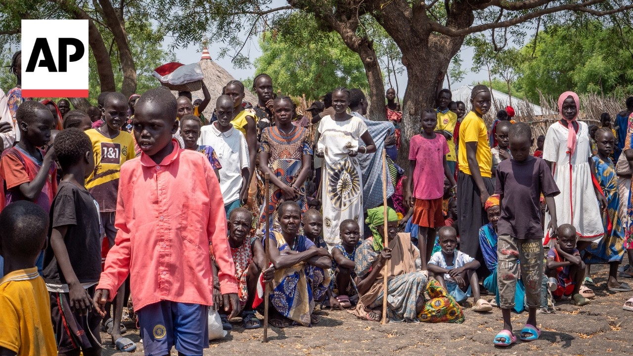 Displaced war survivors in South Sudan face a humanitarian crisis