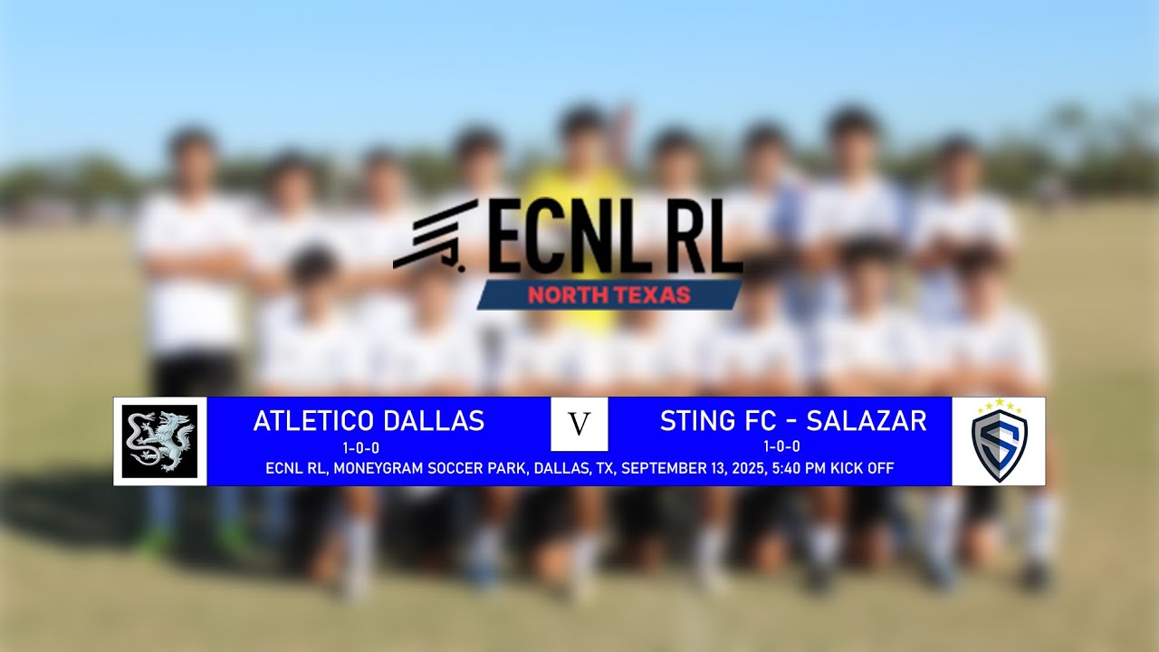 Atletico Dallas (1-0-0) Vs Sting SC (1-0-0)