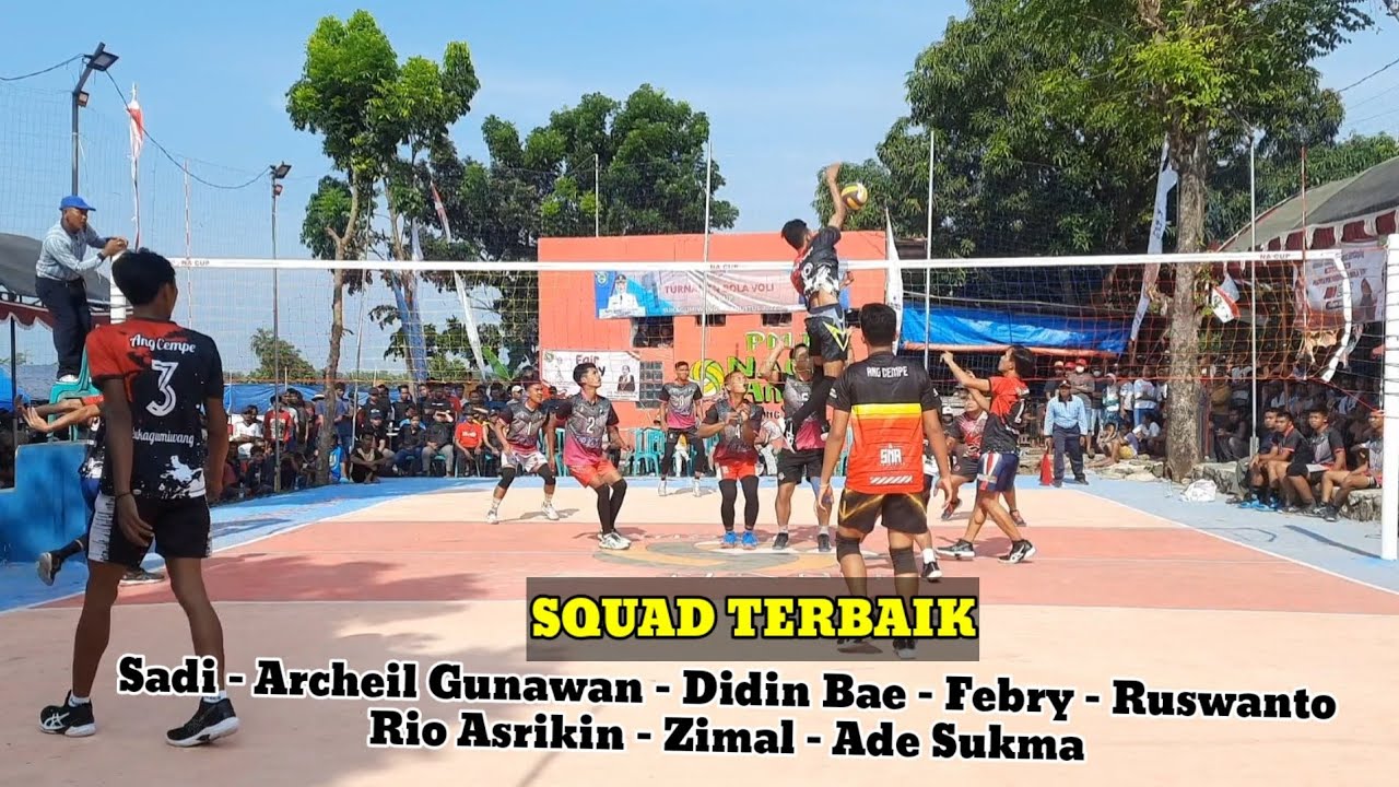 SQUAD TERBAIK VOLI TARKAM DI PULAU JAWA || Sadi,Archeil,Didin Bae,Rio,Rus...