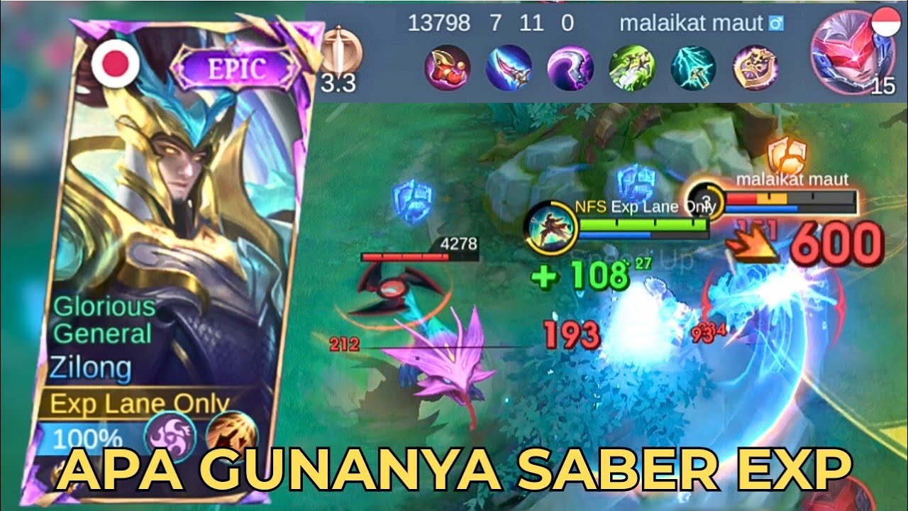 SIAPA YANG NGAJARIN SABER EXP, GUA KASIH PAHAM SIAPA EXP TERKUAT SAAT INI!!! 