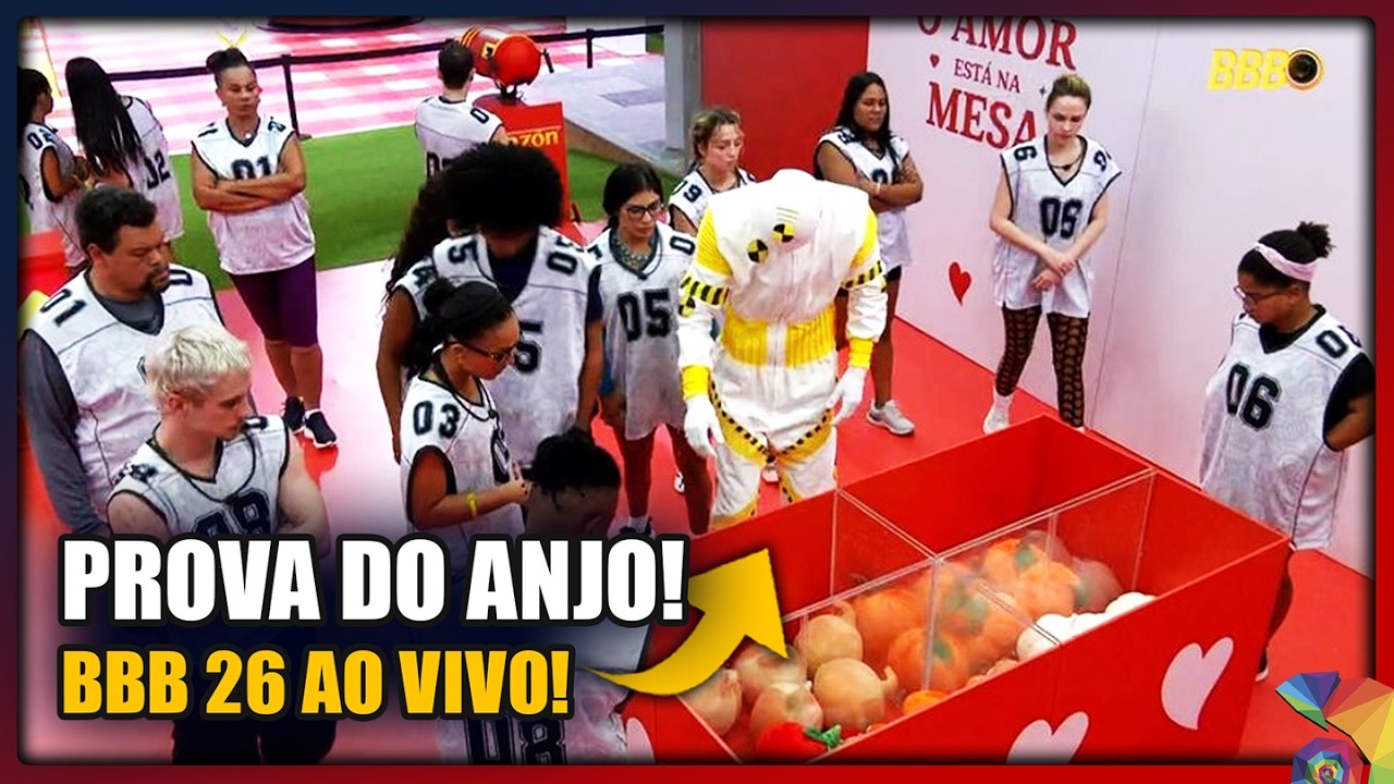 PROVA DO ANJO AO VIVO 🚨 | BBB26 Hoje | Acompanhe em Tempo Real