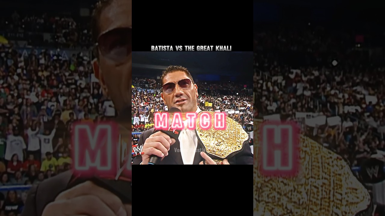 Batista vs The Great Khali 🔥☠️| Punjabi Parison Match 😱👑| No Mercy 2007 🥵 Edit