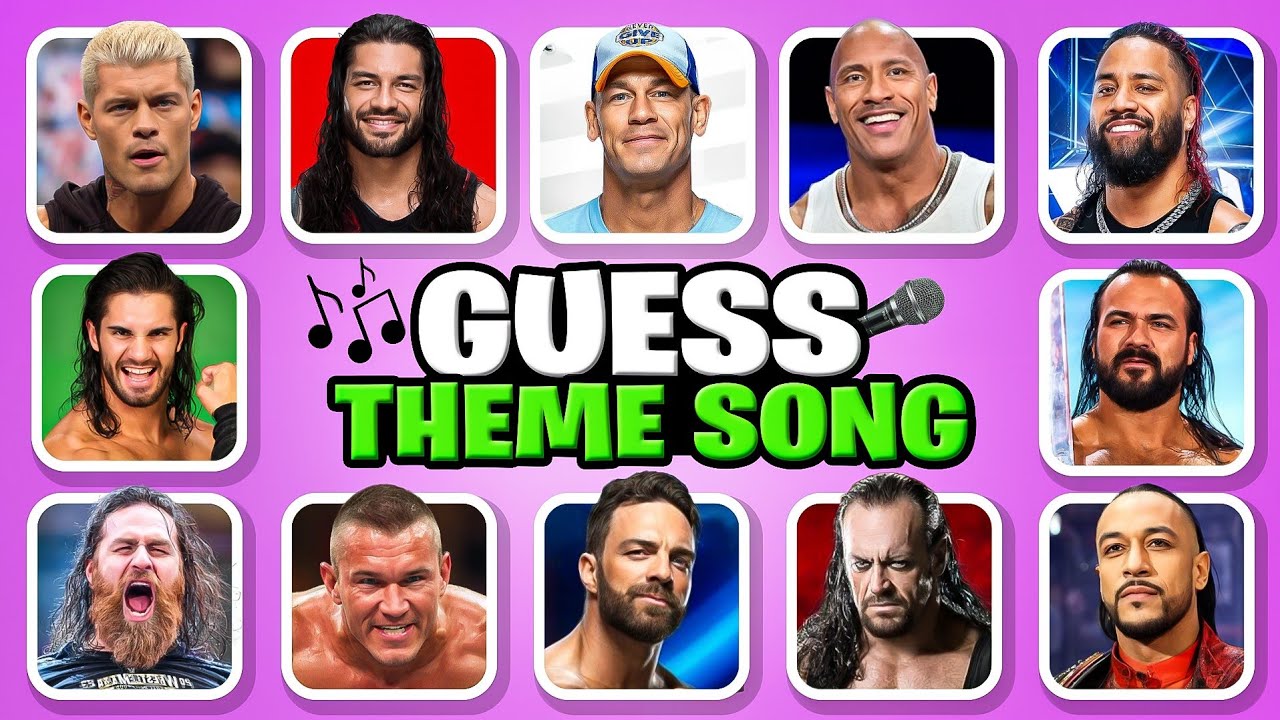 Викторина по песням из WWE 🎶✅ Коди Роудс, Джон Сина, Рок, Джей Усо и Роман Рейнс