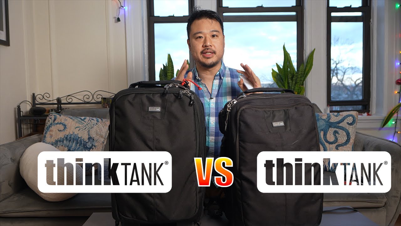 Camera Bag Battle! Think Tank Photo Convertible Rolling Backpack vs. Airport Essentials + Review